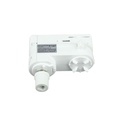 Lampeholder til Global skinner - Hvid, Passer til V-Tac 3-faset skinner