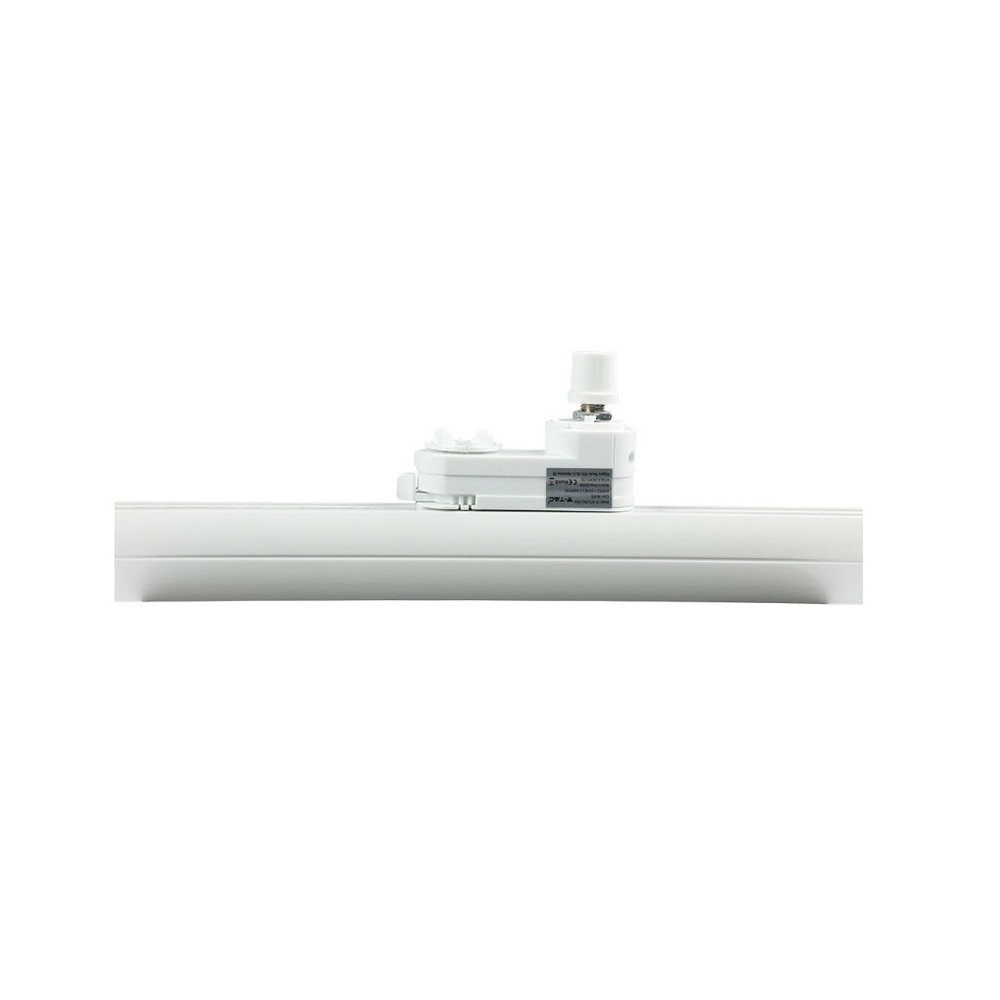 Lampeholder til Global skinner - Hvid, Passer til V-Tac 3-faset skinner