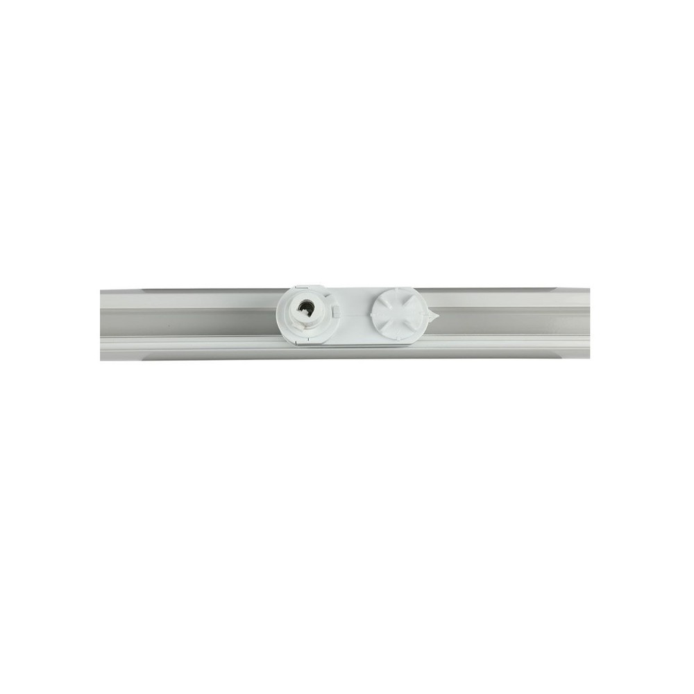 Lampeholder til Global skinner - Hvid, Passer til V-Tac 3-faset skinner
