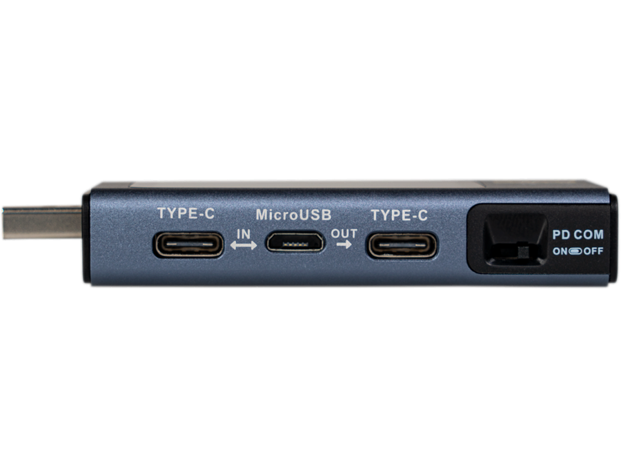 JT-UM120 USB multimeter - USB-A, USB-C (PD)