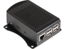 Raspberry Pi 3B/3B+ Alu. Case with brackets, Black