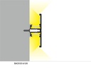 DIOFLEX Alu profil BACK10 A/UX 2m 40x13,5mm
