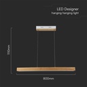 12W LED hængelampe i træhus med 4000K lysfarve og 1440lm - RA80