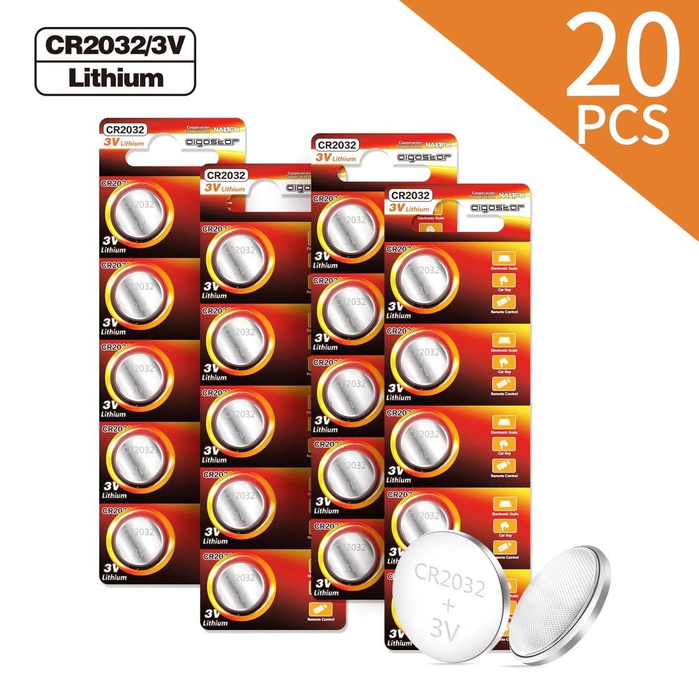 CR2032 3V-5B Knapcelle Batteri med 3 års producentgaranti