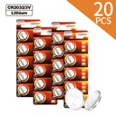 CR2032 3V-5B Knapcelle Batteri med 3 års producentgaranti