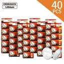 CR2032 3V-5B Knapcelle Batteri med 3 års producentgaranti