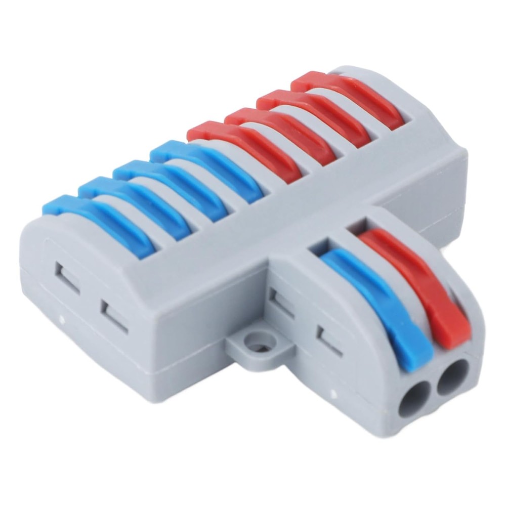 Samlemuffe 2-8, 250V, 32A - Skrueløs, 1 stk.