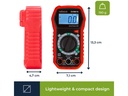 DVM010 Digitalt multimeter - CAT III 600V, 10A