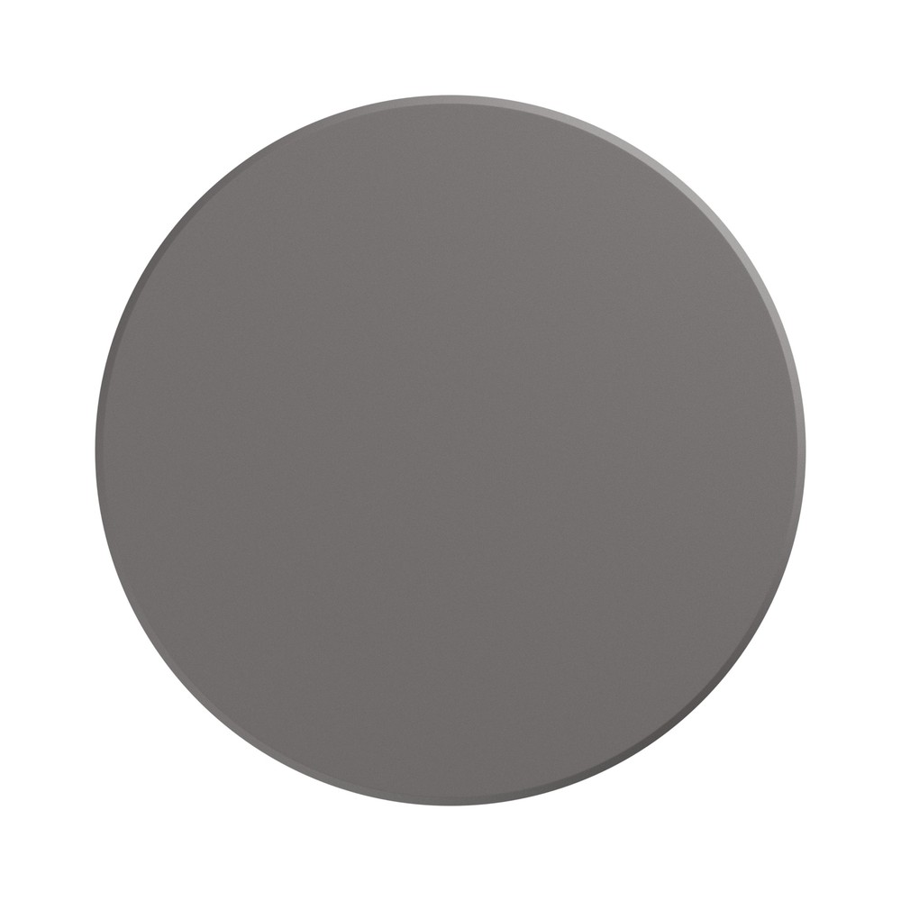 Grå rund facadelampe Piatta 12W med CCT 230V og IP44 beskyttelse, 180x47mm