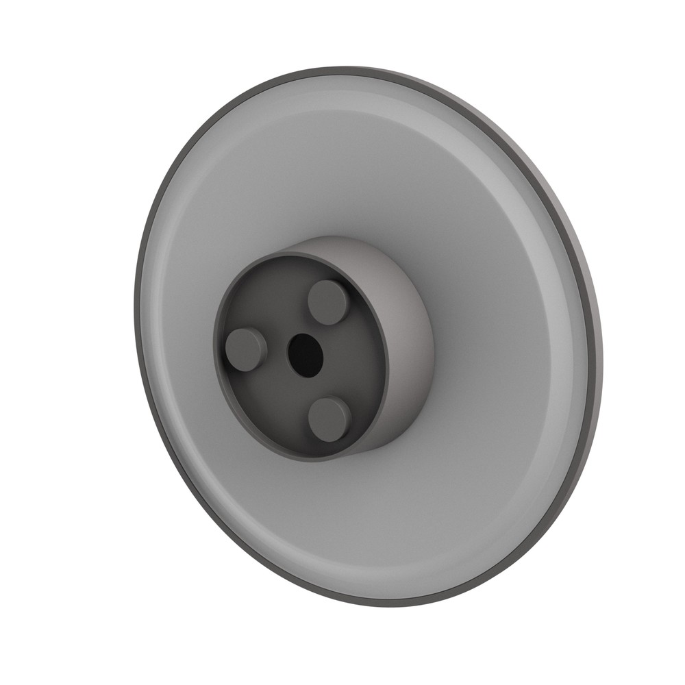 Grå runde facadelampe PIATTA 18W - CCT 230V, IP44, 250x47mm, 1800lm, RA80