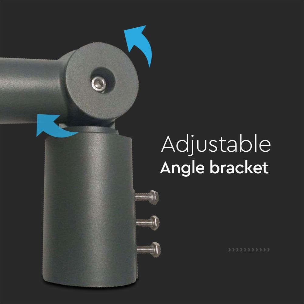Justerbart V-Tac beslag til gadelamper - Ø62mm / Ø60mm