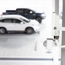 PIR-sensor projektør 50W med Samsung chip, 3000K, hvid hus - Professionel belysning til udendørs brug