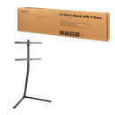 TV gulvstand - 49-70" V-fod, maks. 40kg, Sort