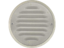 Rund væg-ventilationsrist, rustfrit stål - Ø100mm, Sort