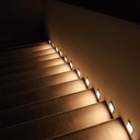 5W LED Trinlys - 3000K, hvid hus, effekt 5W, 380lm, RA80, IP65