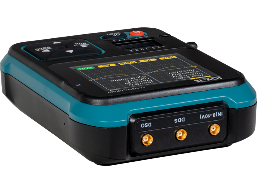 Digital oscilloskop and komponent tester