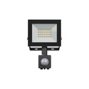 Noctis Lux 4 Projektør 20W Varm Hvid IP44 Sort PIR Sensor 230V 116x174x53mm RA70 1650lm