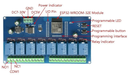 ESP32-WROOM WIFI BLE Relæmodul, 8 kanaler, 5-30Vdc forsyning