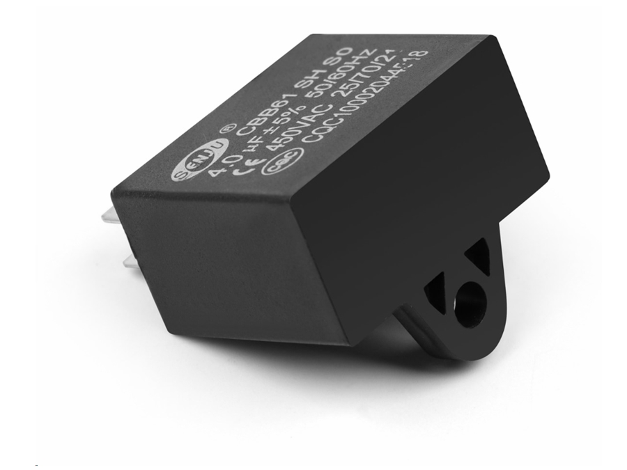 CBB61 motor kondensator - 2uF / 450V, ±5%, m. spadestik