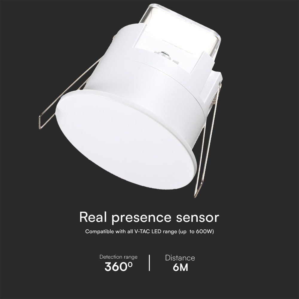 3M Reel Tilstedeværelsessensor med IP54 beskyttelse i Hvid Hus - 3 meters radius
