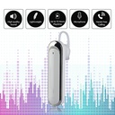 Bluetooth headset med 170mAh batteri og hvid farve