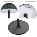 Opladelig LED bordlampe Inde/ude - Beige, touch dæmpbar, 3i1, IP54 udendørs