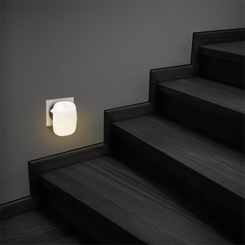 LED natlampe m. skumringssensor, 2700K, oval