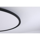 40W LED rundt panel, sort, Ø60 inkl. wireophæng - 4000lm, RA80