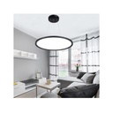 40W LED rundt panel, sort, Ø60 inkl. wireophæng - 4000lm, RA80