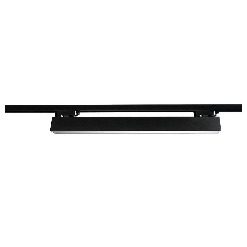38W LED lysskinne til 3-faset skinner, sort, 170 lm/W, 115 cm