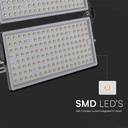 500W LED projektør med super høj effekt og 1m kabel - Sort hus, IP65, 6500K, 135lm/W