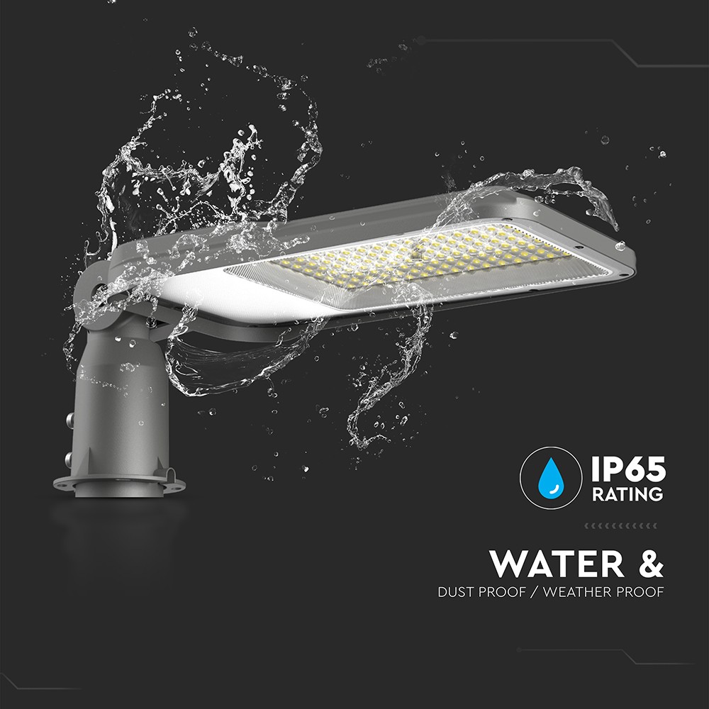 100W LED gadebelysning med Samsung chip, 4000K, 9400lm, RA80, IP65, 5 års garanti