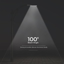 100W LED gadebelysning med Samsung chip, 4000K, 9400lm, RA80, IP65, 5 års garanti