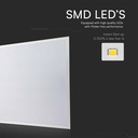 V-Tac 60x60 LED panel - 40W, 120lm/W, 5 års garanti, hvid kant