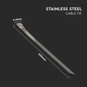Kabelbindere - Rustfrit stål, 4,6*300 mm, 100 stk/pakke