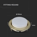VT-715 GX53 Fatning Rund - Guld