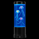Jellyfish RGB lampe - 25cm høj, Ø9 cm, 2W effekt - perfekt til børn og barnlige sjæle