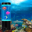 Fiskelampe RGB 23cm høj - Ø9 cm (perfekt til børn og barnlige sjæle)