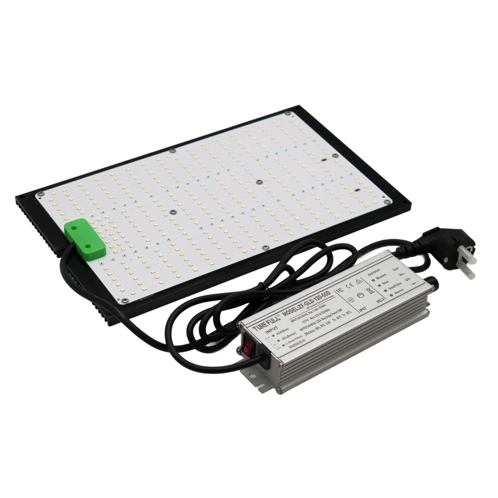 Quantum vækstlampe 120W inkl. ophæng, fuldt spektrum, justerbar lysstyrke, IP65