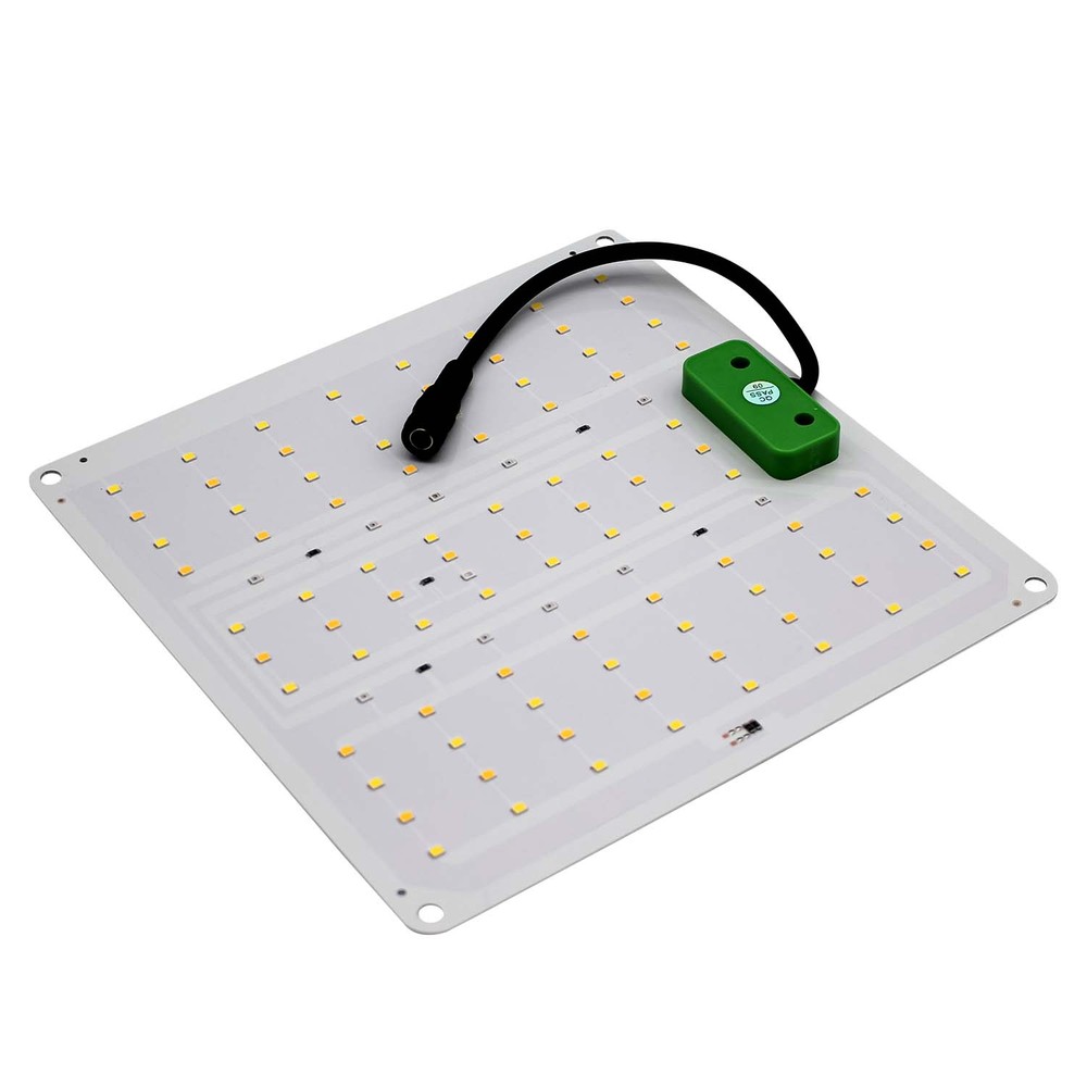 Quantum vækstlampe 28W - Inkl. ophæng, fuldt spektrum, uden blæser, IP65 - 3900lm, RA89, 230V, energieffektiv.