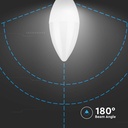 C37 LED Pære 3,7W E14 - Plastik, Samsung Chip, 3000K - 5 års garanti