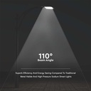 V-Tac 100W LED gadelampe - Ø40mm, Vandtæt med høj lysstyrke og energibesparelse