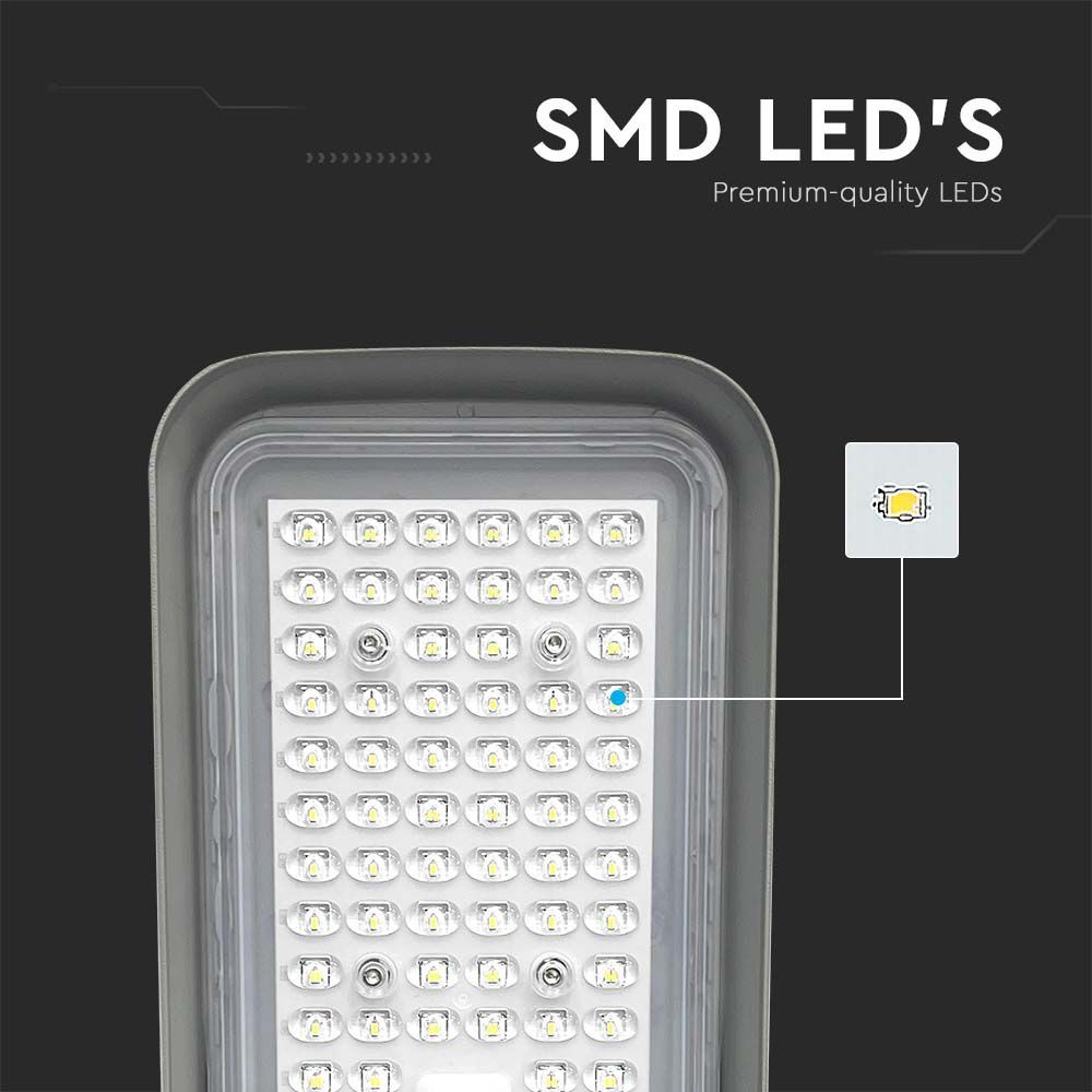 100W LED Gadelygte - Klar Hvidt Lys - Stærkt Lys - Vandtæt - Energibesparende - Lang Levetid - Høj Kvalitet