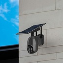 Trådløs HD Smart Solar Energi PTZ Kamera med Sensor i Sort til Hjemmet