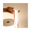 Vandtæt slim COB strip med 296 LED, 10W/m, IP67, 230V, tape bagpå - 5 meter