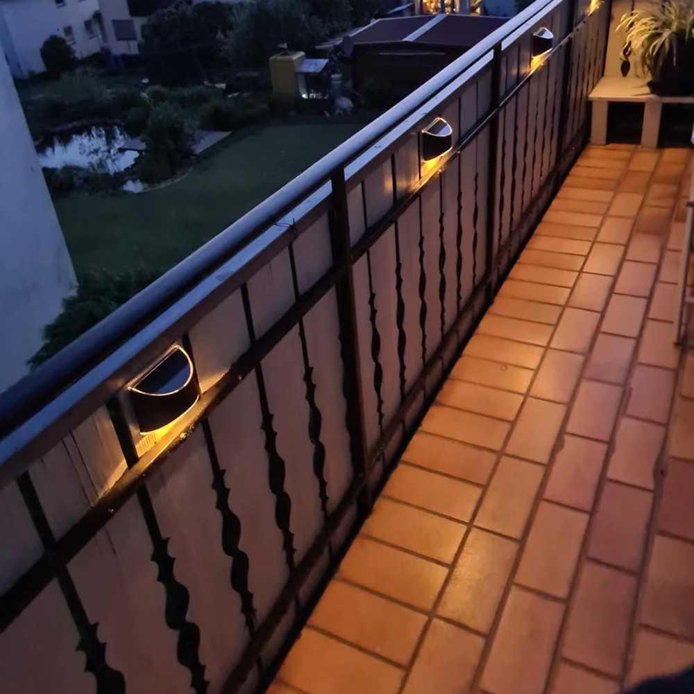 MIVO Solcelle LED Væglampe - Sort, Udendørs Væg-Effekt, 0,5W, 200lm (2 stk.)