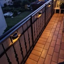 MIVO Solcelle LED Væglampe - Sort, Udendørs Væg-Effekt, 0,5W, 200lm (2 stk.)