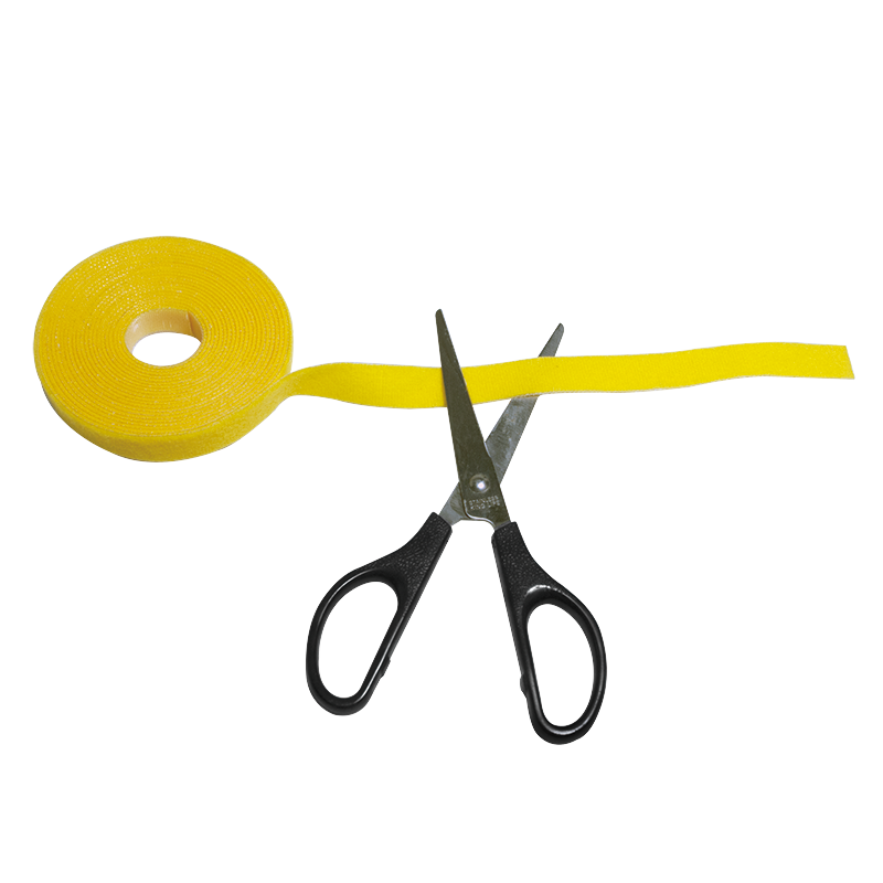 Velcro kabeltape - 16mm bredde, Rød (4m)