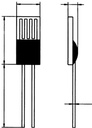 Temperatursensor - PT100-1020, -70 til 500°C