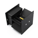 LEDlife CUBIC 6W Dæmpbar Sort Væglampe op/ned Justerbar IP65 inkl. Lyskilde - Inde/Ude Anvendelse